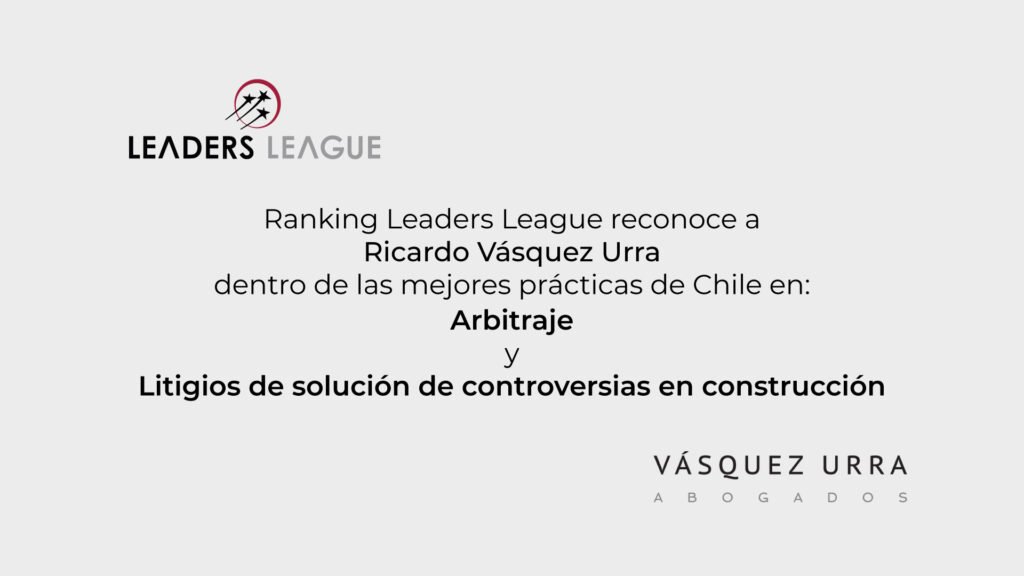 Ricardo Vásquez reconocido por el Ranking Leaders League dentro de las mejores prácticas de Chile